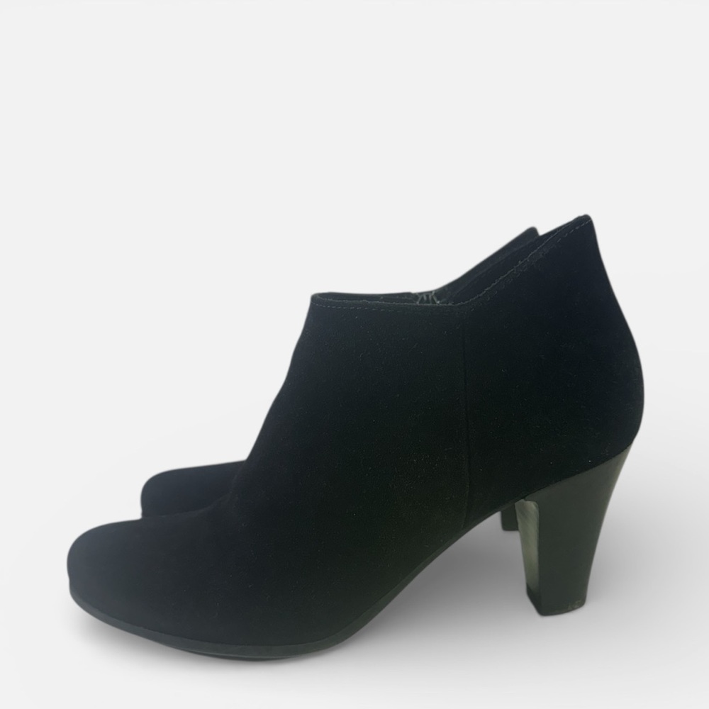 La Canadienne Donovan Waterproof Heeled Ankle Dress Boot Sz 7.5M